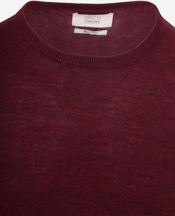 King essentials the john pullover merino burgundy | Regular-fit