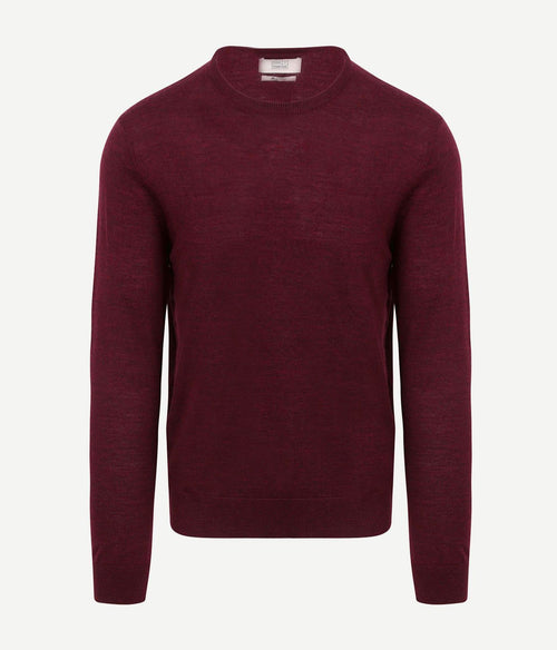 King essentials the john pullover merino burgundy | Regular-fit