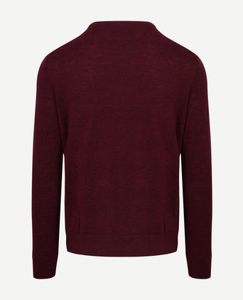 King essentials the john pullover merino burgundy | Regular-fit