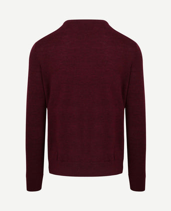 The john pullover merino burgundy
