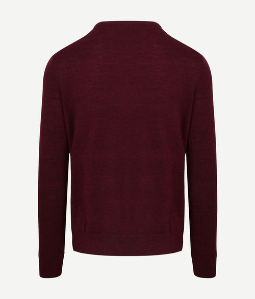 King essentials the john pullover merino burgundy | Regular-fit