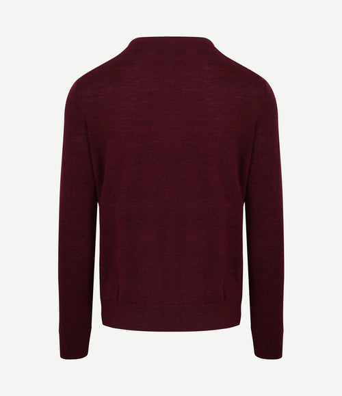 The john pullover merino burgundy