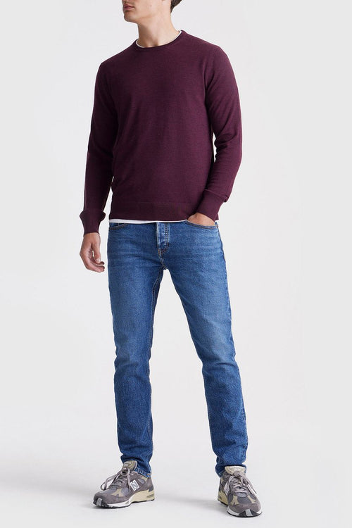 King essentials the john pullover merino burgundy | Regular-fit