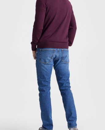 King essentials the john pullover merino burgundy | Regular-fit