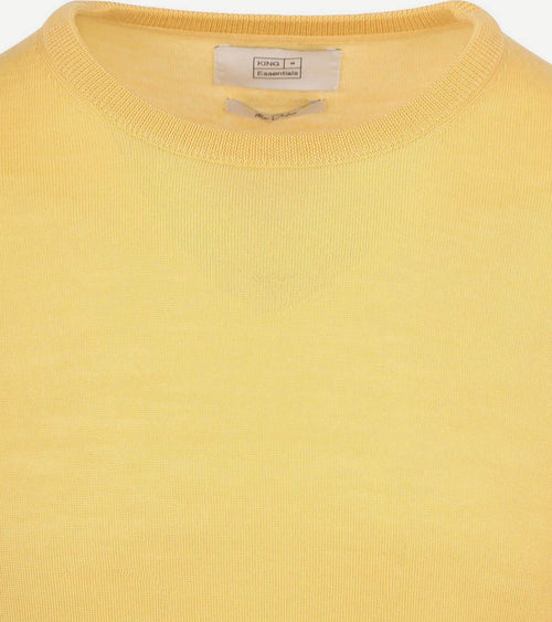 The john pullover merino geel