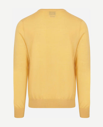 King essentials the john pullover merino geel | Regular-fit