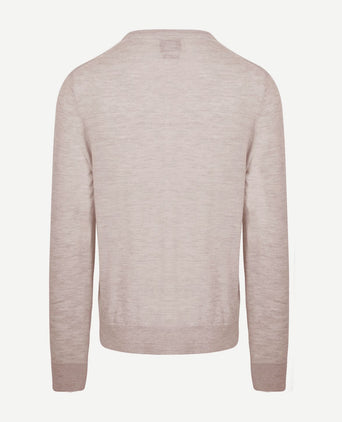King essentials the john pullover merino greige | Regular-fit