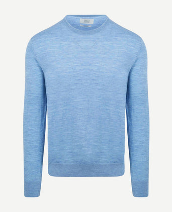 The john pullover merino lichtblauw