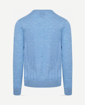 The john pullover merino lichtblauw