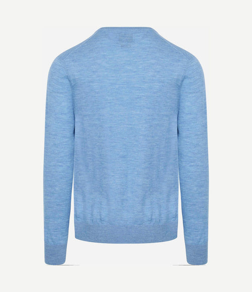 The john pullover merino lichtblauw