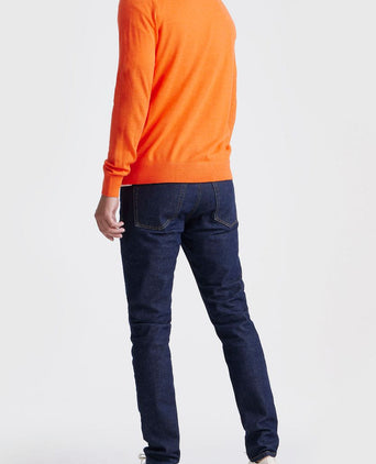 King essentials the john pullover merino oranje | Regular-fit