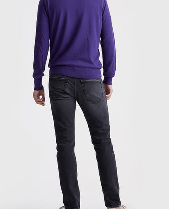 King essentials the john pullover merino paars | Regular-fit