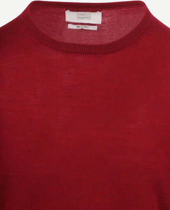 King essentials the john pullover merino rood | Regular-fit