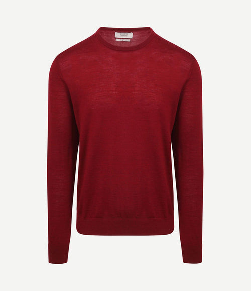 The john pullover merino rood