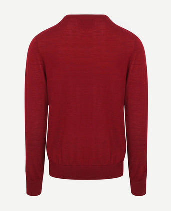 King essentials the john pullover merino rood | Regular-fit