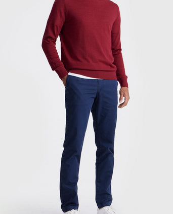 King essentials the john pullover merino rood | Regular-fit
