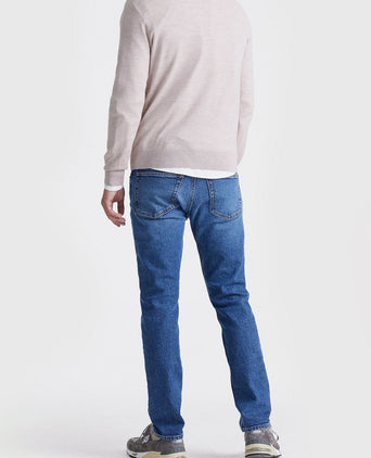 King essentials the michael halve rits pull merino greige | Regular-fit