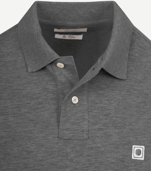 King essentials the rene poloshirt antraciet