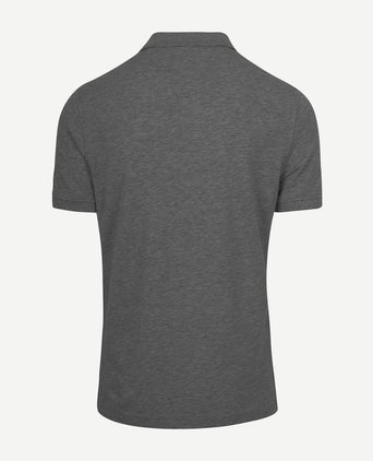 King essentials the rene poloshirt antraciet