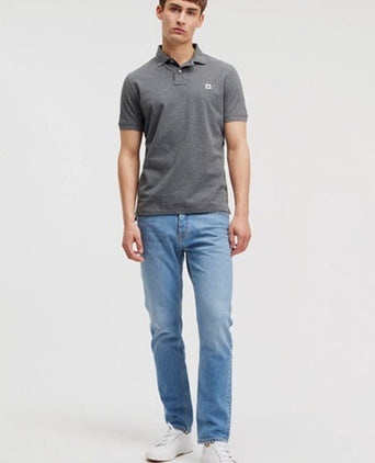 King essentials the rene poloshirt antraciet