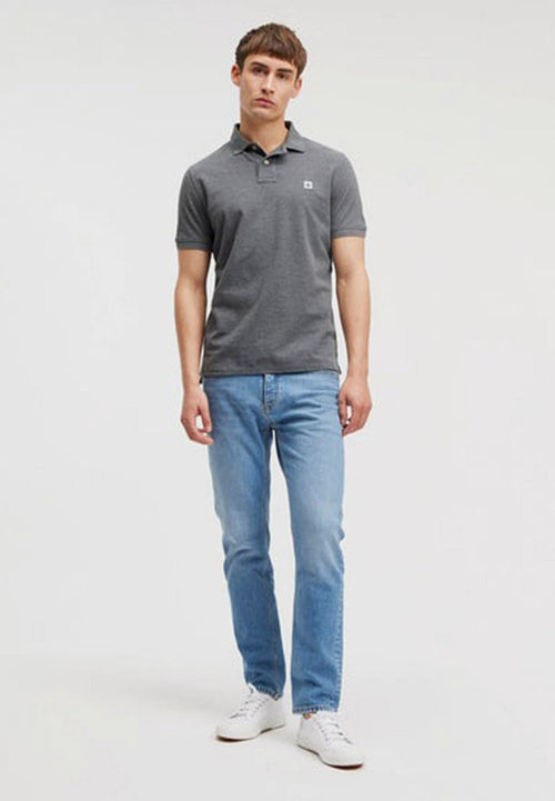 King essentials the rene poloshirt antraciet
