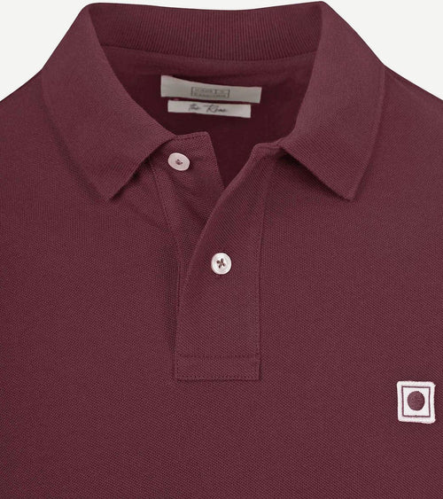 King essentials the rene poloshirt burgundy