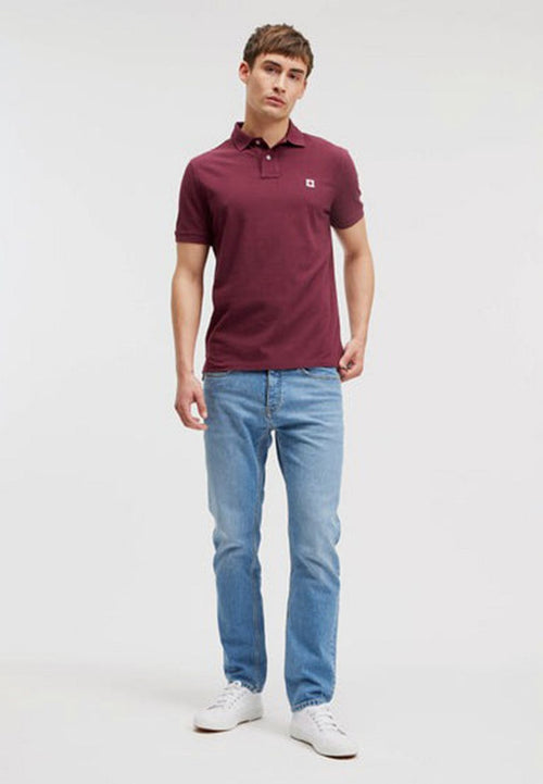 King essentials the rene poloshirt burgundy