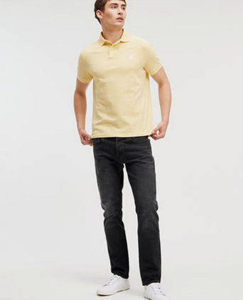 King essentials the rene poloshirt geel
