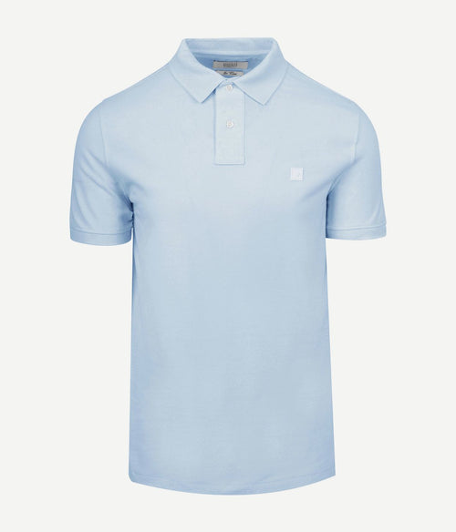 King essentials the rene poloshirt lichtblauw