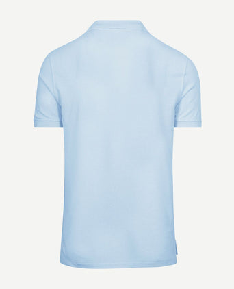 King essentials the rene poloshirt lichtblauw