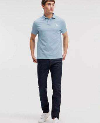 King essentials the rene poloshirt lichtblauw