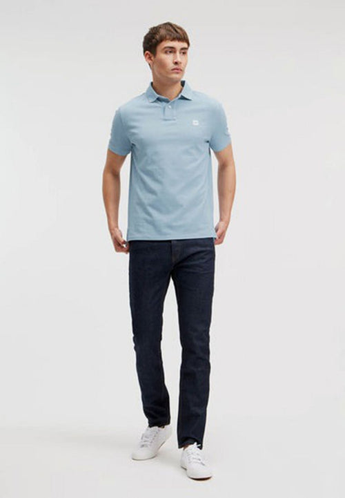King essentials the rene poloshirt lichtblauw