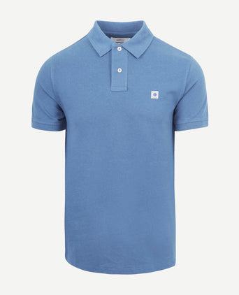 The rene poloshirt mid blauw