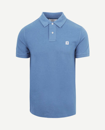 The rene poloshirt mid blauw