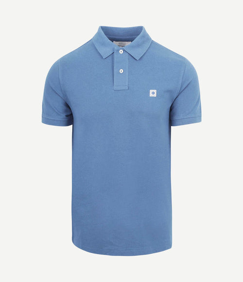 The rene poloshirt mid blauw