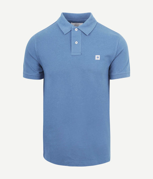King essentials the rene poloshirt mid blauw