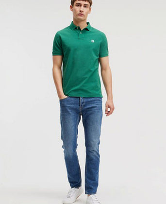 King essentials the rene poloshirt mid groen