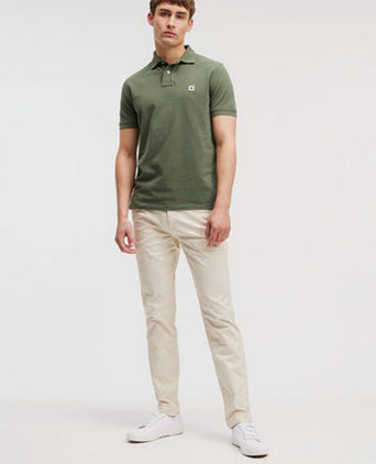King essentials the rene poloshirt olijfgroen