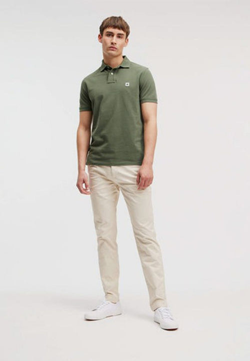King essentials the rene poloshirt olijfgroen