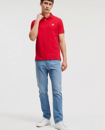 King essentials the rene poloshirt rood