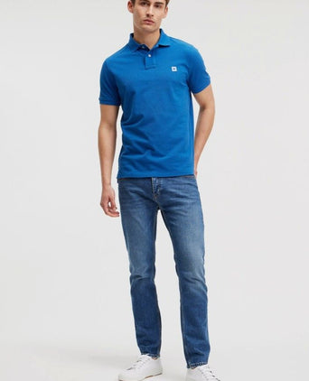 King essentials the rene poloshirt royal blauw
