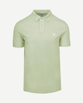 The rene poloshirt sage groen