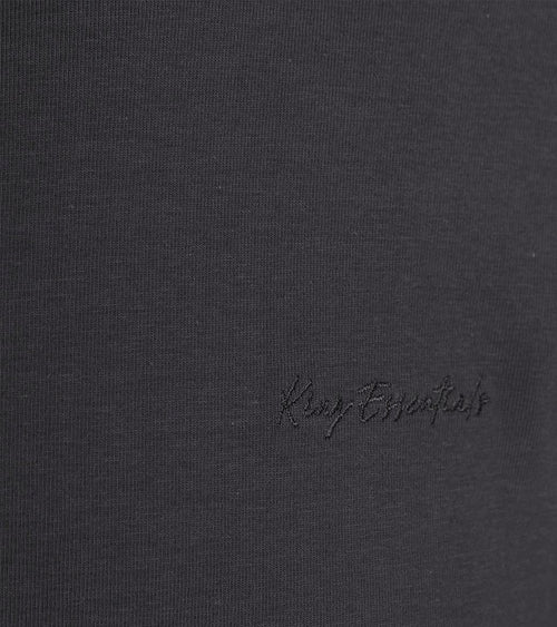 King essentials the shawn t-shirt antraciet | Regular-fit