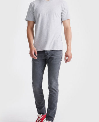 King essentials the shawn t-shirt grijs | Regular-fit