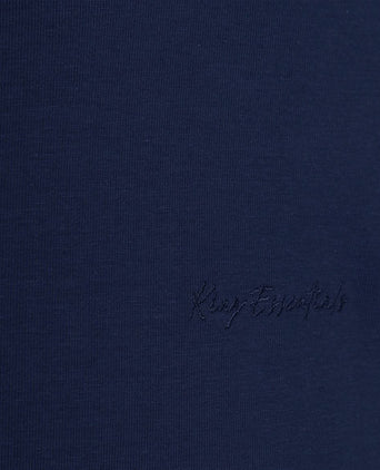 King essentials the shawn t-shirt donkerblauw | Regular-fit