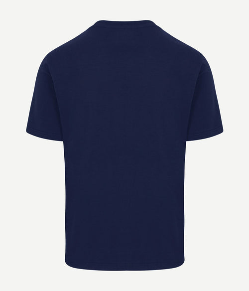 King essentials the shawn t-shirt donkerblauw | Regular-fit