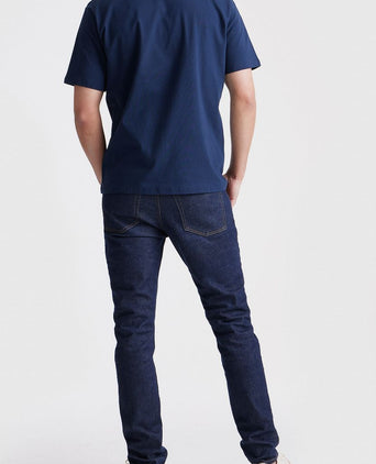 King essentials the shawn t-shirt donkerblauw | Regular-fit