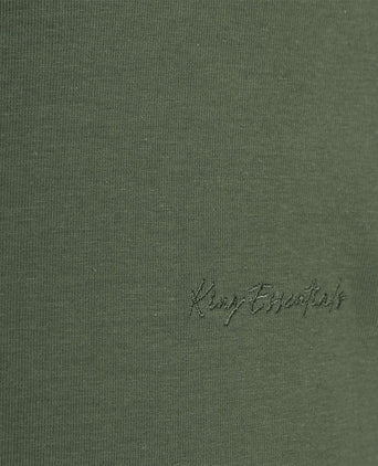 King essentials the shawn t-shirt olijfgroen | Regular-fit