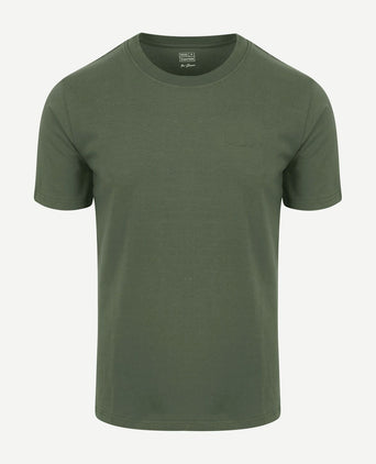 King essentials the shawn t-shirt olijfgroen | Regular-fit