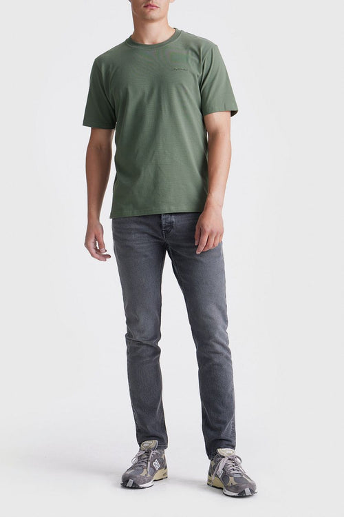 King essentials the shawn t-shirt olijfgroen | Regular-fit